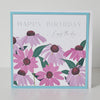 Happy Birthday Enjoy the Day Pink Echinacea Floral