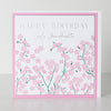 Birthday Granddaughter Pink Floral