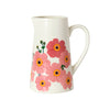 Pink Cosmos Ceramic Jug