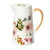White Rose Ceramic Jug Large