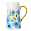 Blue Poppy Ceramic Jug