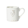 Confetti Heart & Bird Love Mug