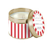 Red Stripe Soy Wax Candle