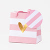 Small Gift Bag Pink Stripe 