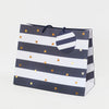 Tote Gift Bag Blue Stripe 