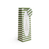 Green Stripes Bottle Giftbag