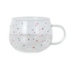 Hearts and Stars Glass Mug