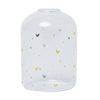 Hearts Glass Bud Vase
