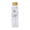 Wildflowers Glass Water Bottle
