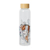 Highland Cow Glass Water Bottle