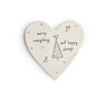 Merry Christmas Heart Coaster