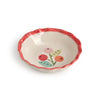 Sprig & Berries Wavy Stoneware Bowl