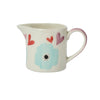 Hearts & Flowers Stoneware Jug
