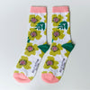 Bamboo  Socks Yellow Rose