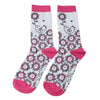 Bamboo Socks Bird & Flowers