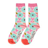 Hearts & Flowers Bamboo Socks