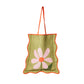 Pink Daisy Quilted Tote Bag