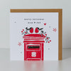 Post Box & Robins Mum & Dad